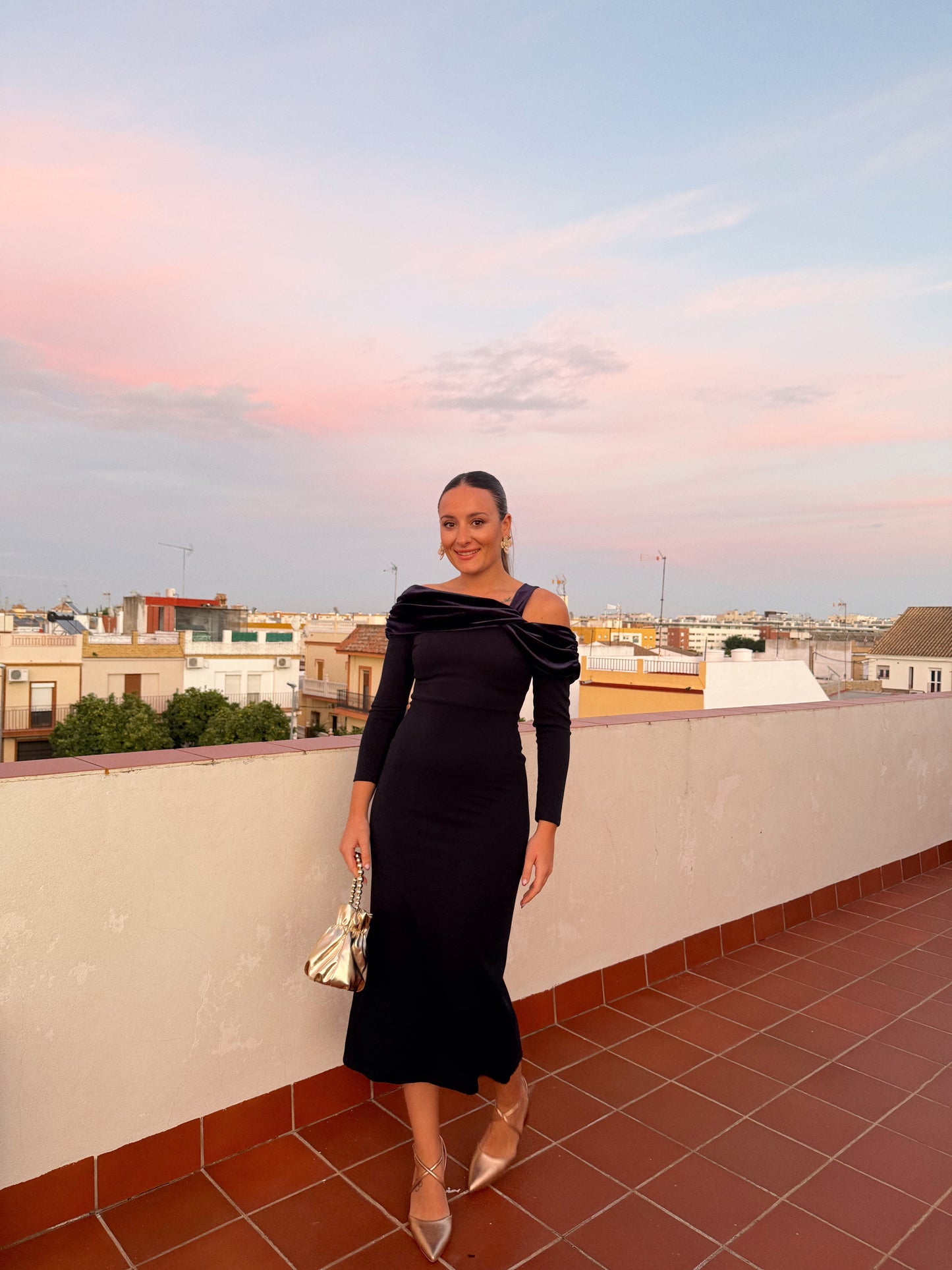 VESTIDO CALPE AZUL MARINO