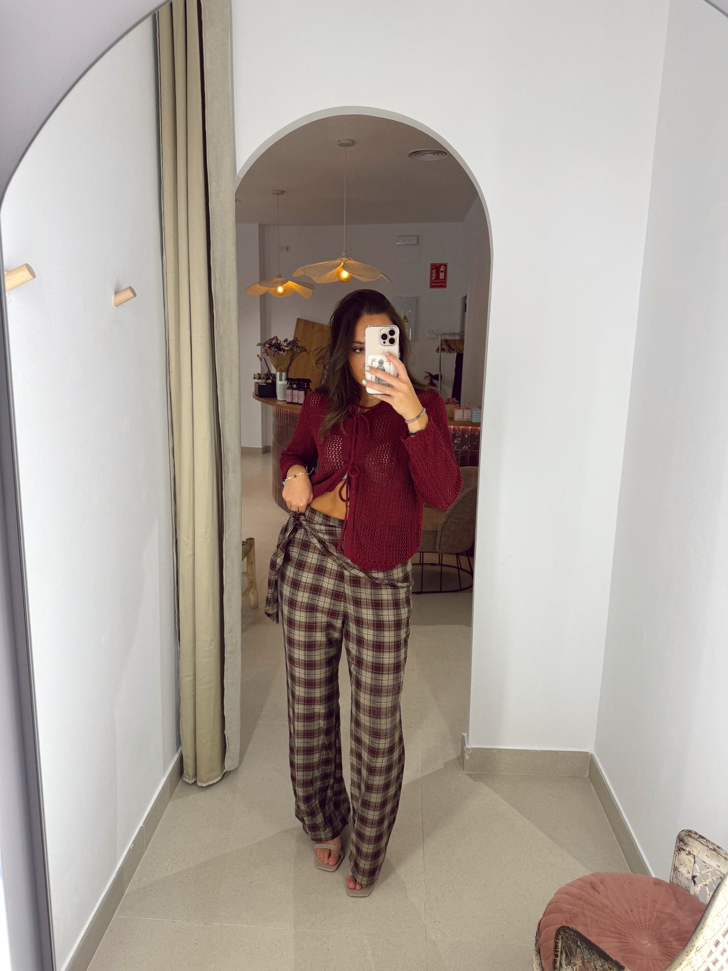 PANTALÓN PAÑUELO CUADROS