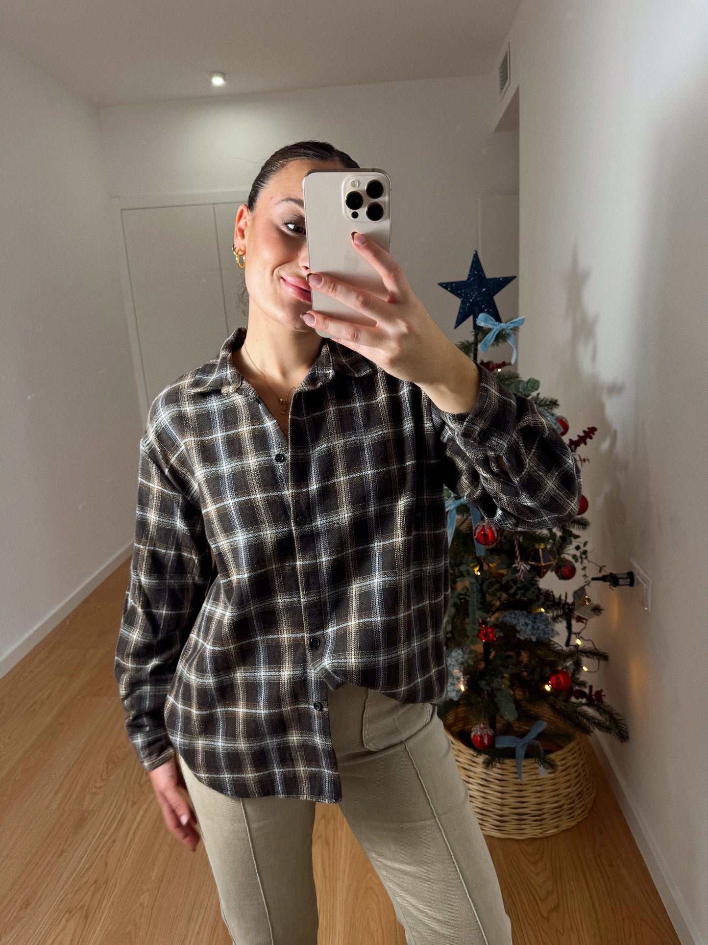 BLUSA FRANELA CUADROS