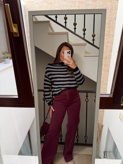 JEANS LINE BERENJENA