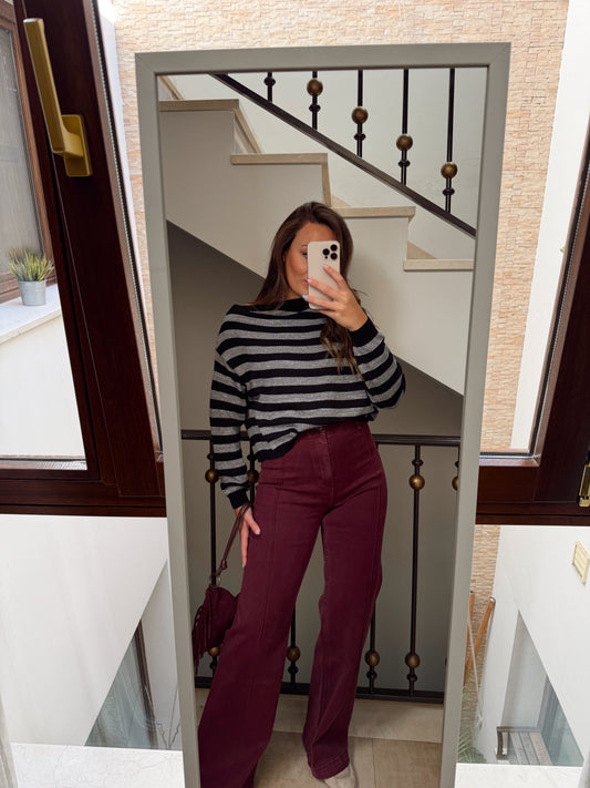 JEANS LINE BERENJENA