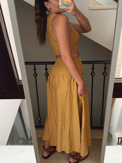 CONJUNTO TINA MOSTAZA