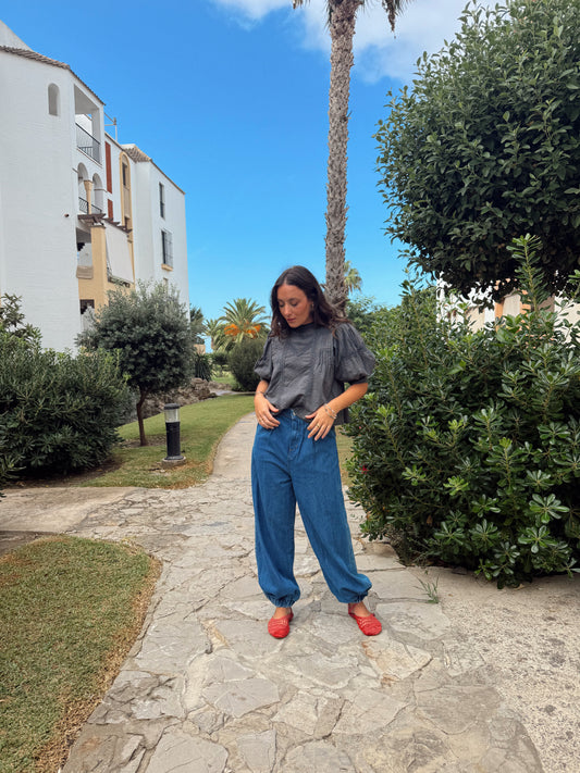 JEANS BOMBACHOS DENIM