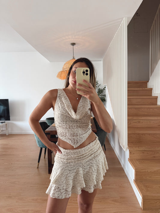 BLUSA ENCAJE FLORECITAS