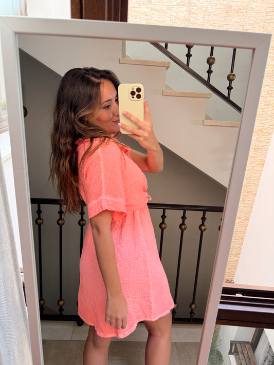 VESTIDO CUBA CORAL