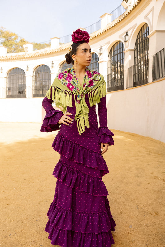 VESTIDO CARMEN Buganvilla/rosa
