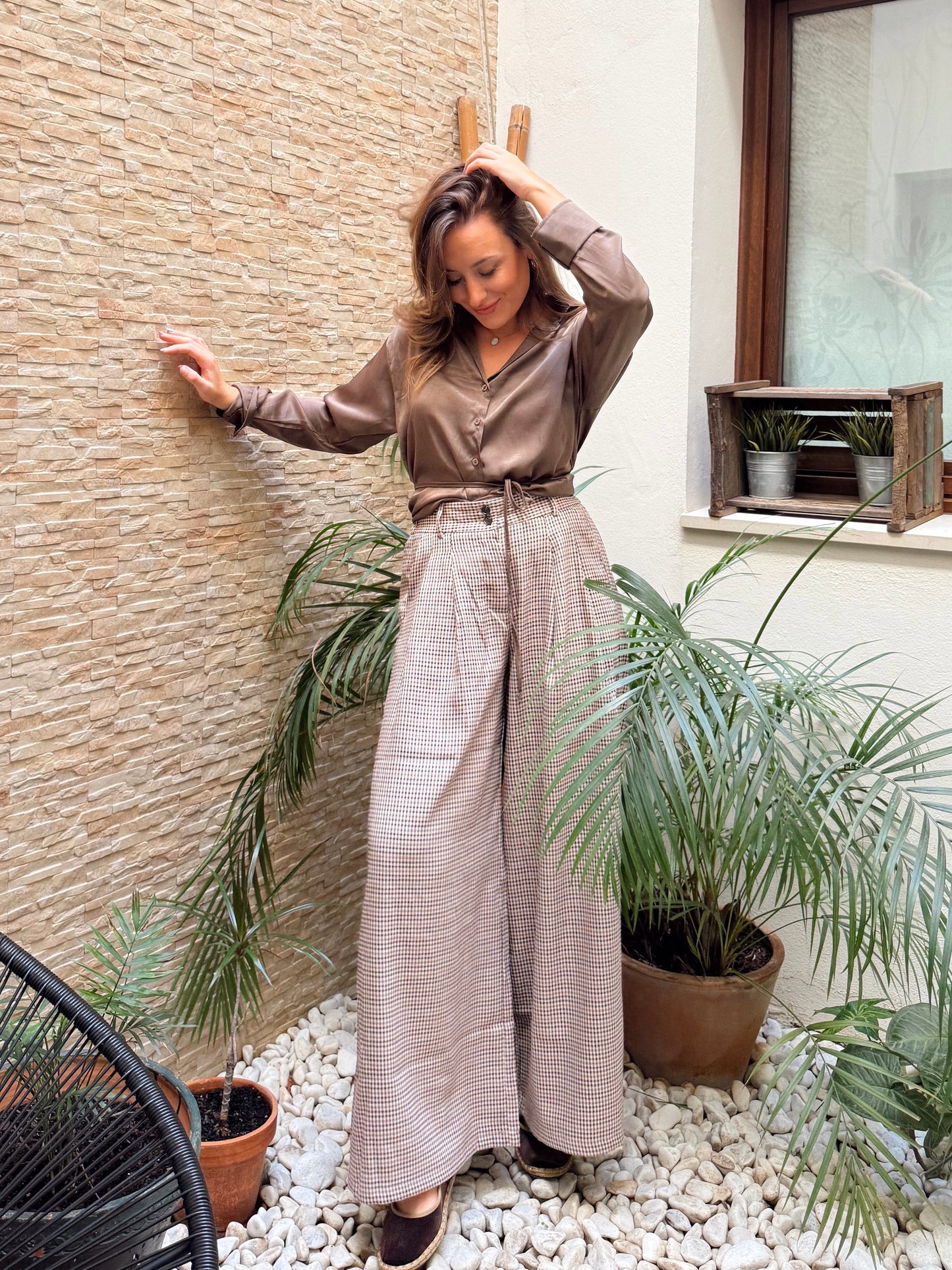 PANTALÓN PINZA PATA DE GALLO