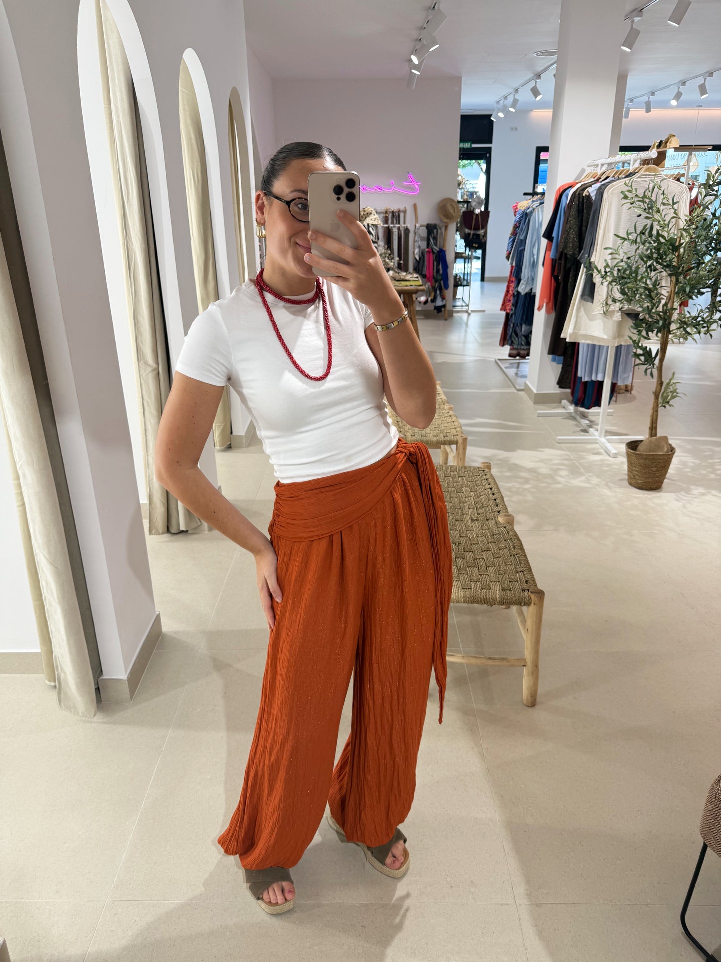 PANTALÓN IBIZA TEJA