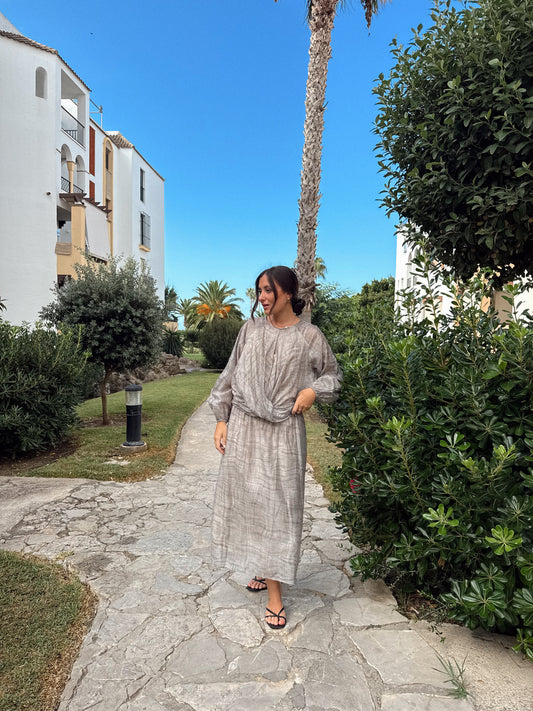 VESTIDO LETICIA GASA