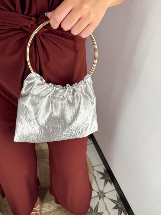 BOLSO PLATA ORO
