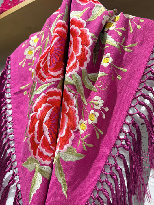 MANTONCILLO MARINA LINO FUCSIA