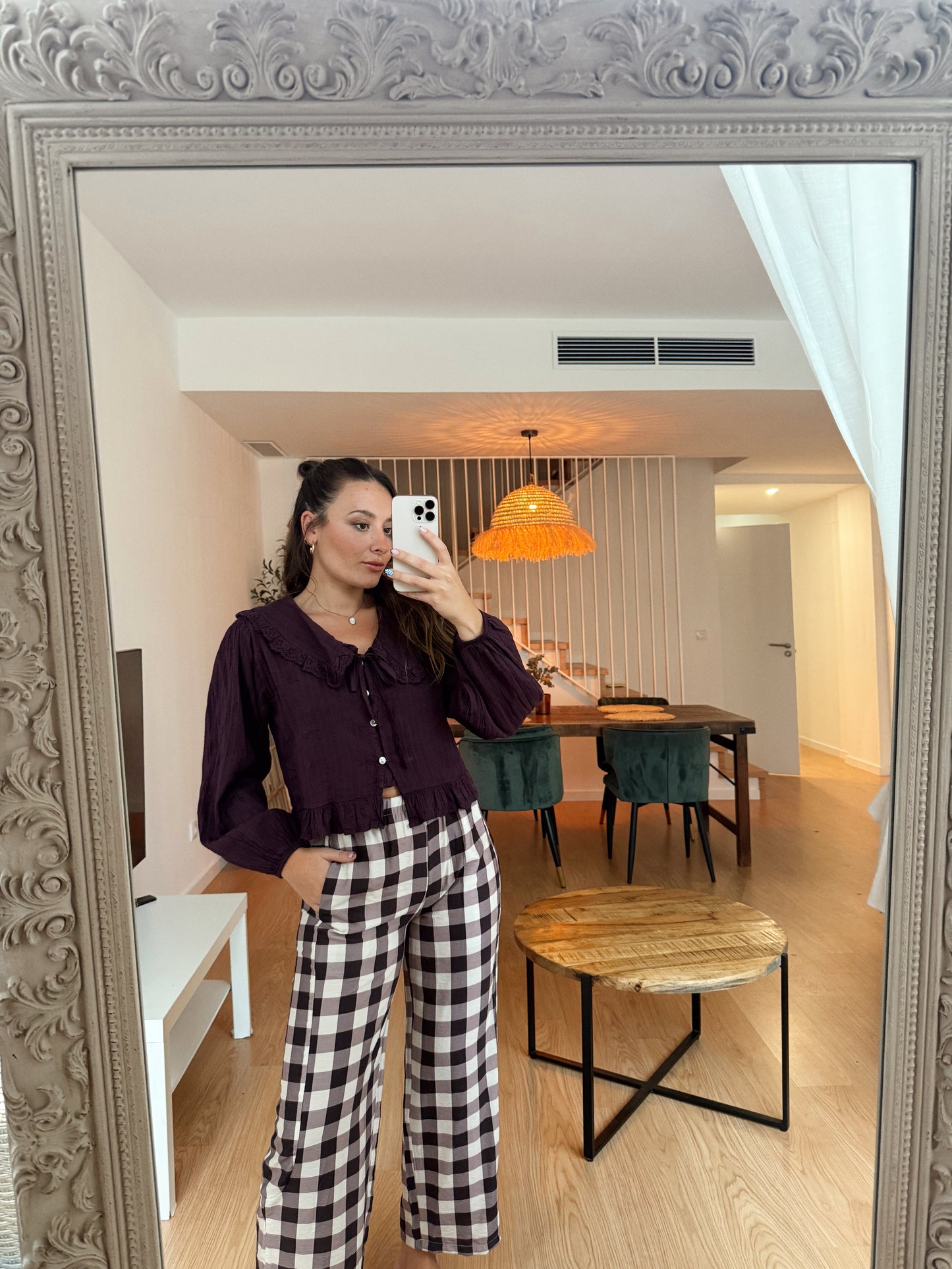 CAMISA BABY BERENJENA