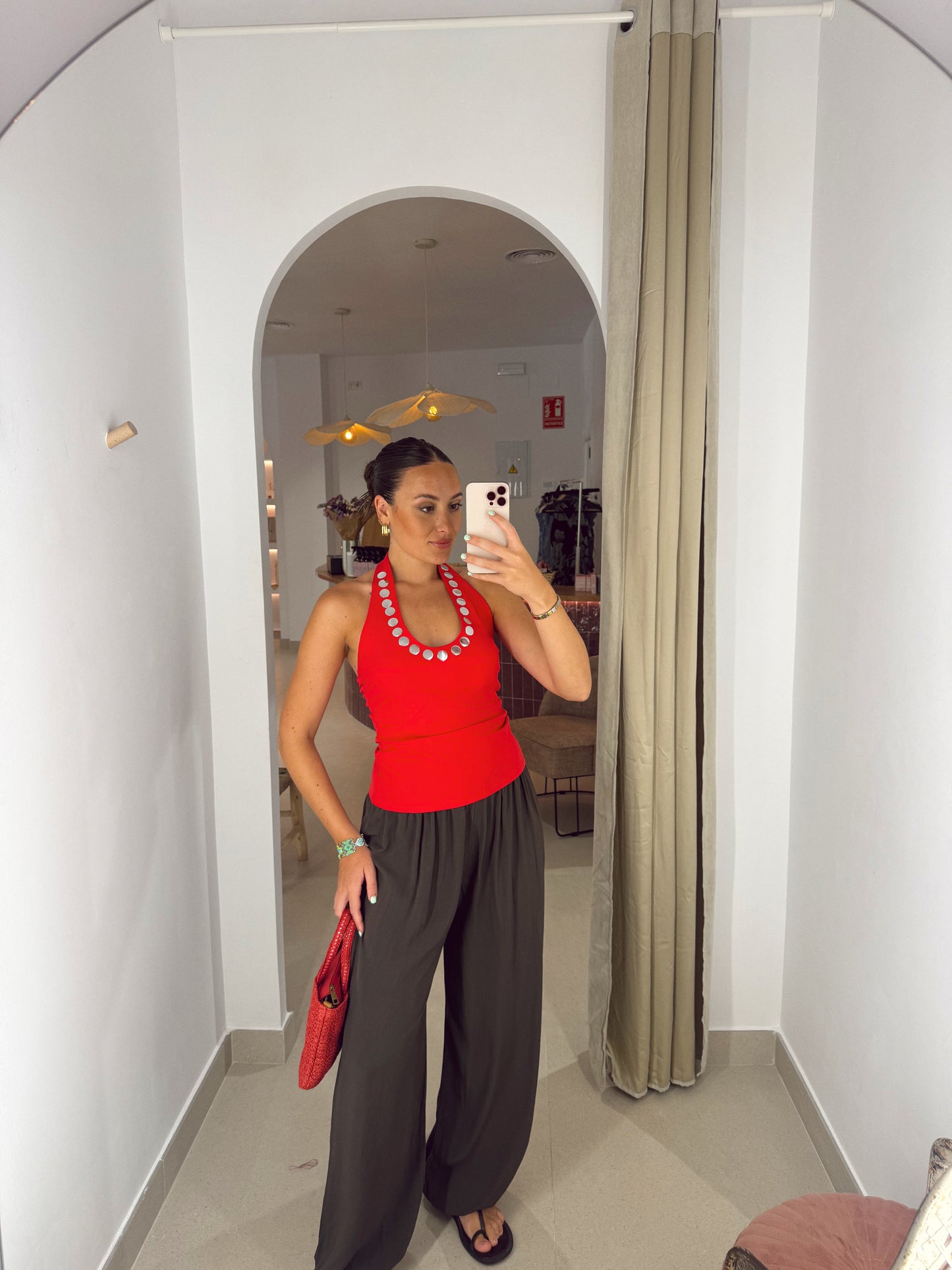 PANTALÓN BASIC BOMBACHO MARRÓN
