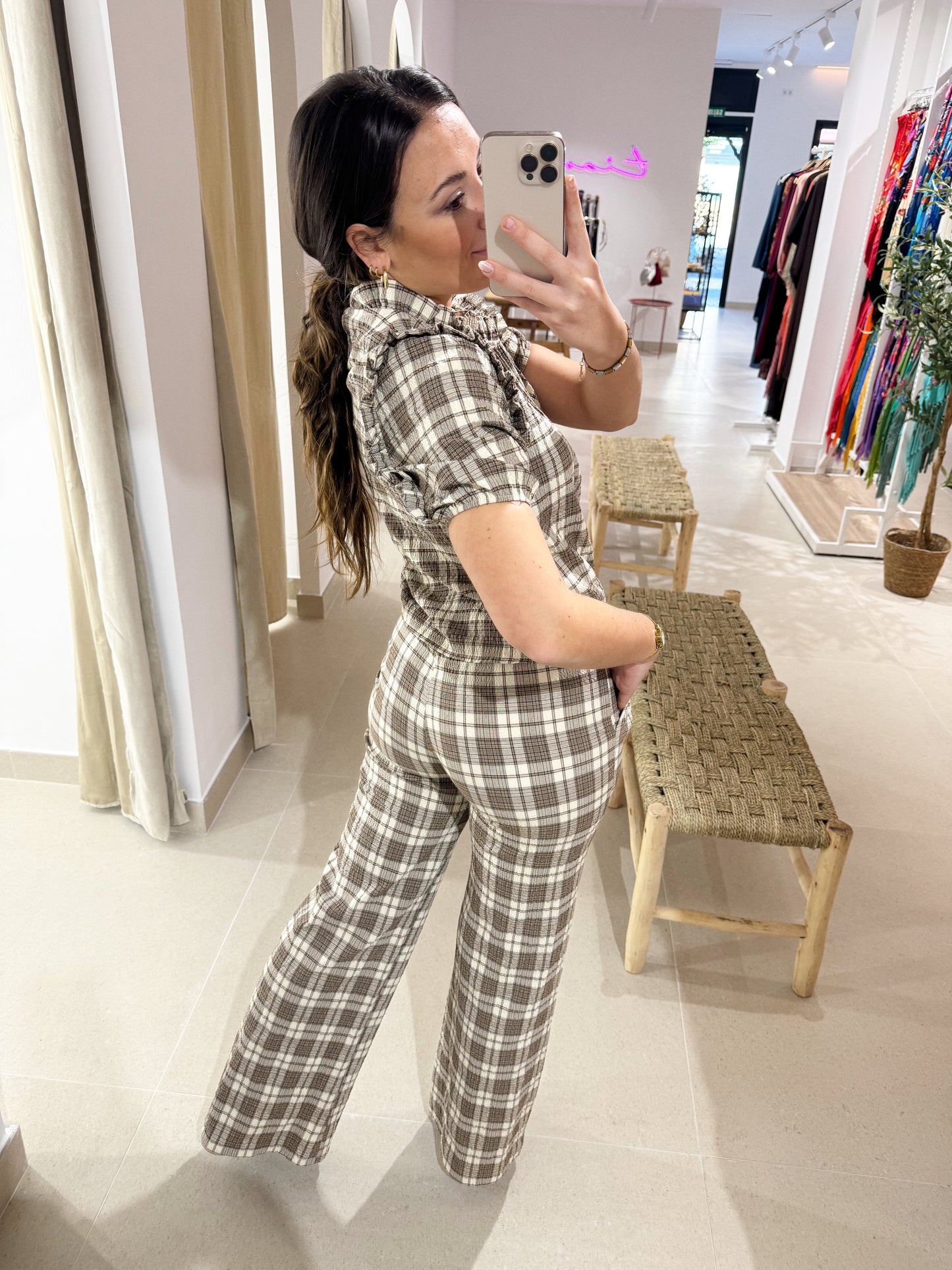 PANTALÓN CUADROS ARENAL