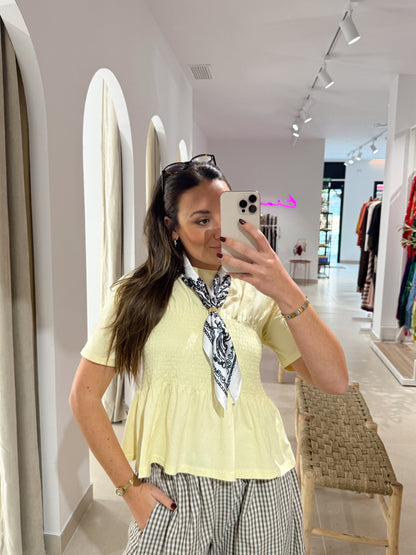 CAMISETA NIDO AMARILLA