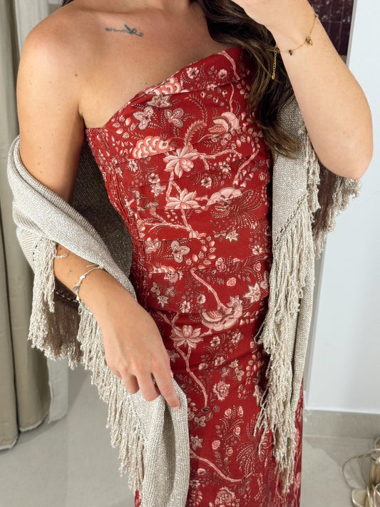 CAPA PONCHO HILO DORADO