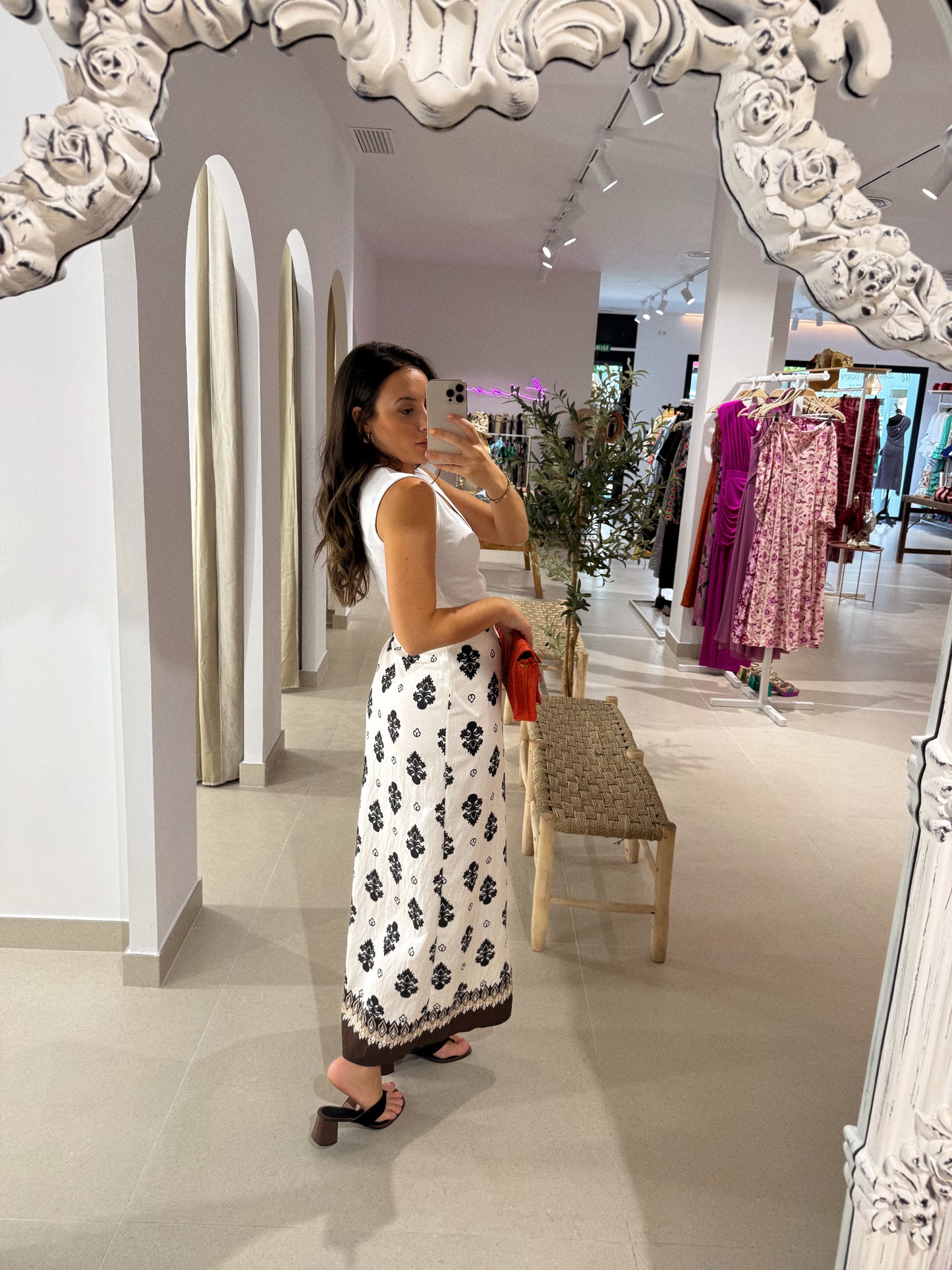 FALDA PAREO ESTAMPADA