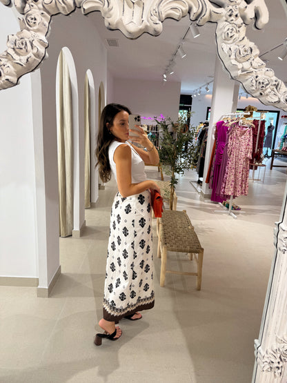 FALDA PAREO ESTAMPADA