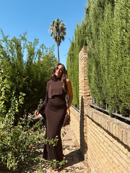 VESTIDO SOFI MARRÓN
