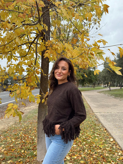 JERSEY FLECOS MARRÓN