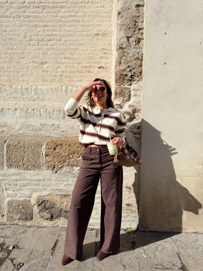 PANTALÓN CORTE CHOCOLAT