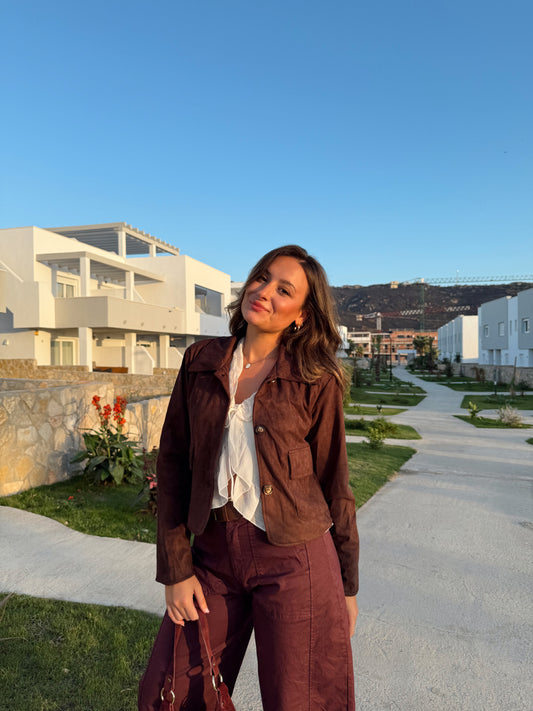 CHAQUETA ANTELINA CHOCOLATE