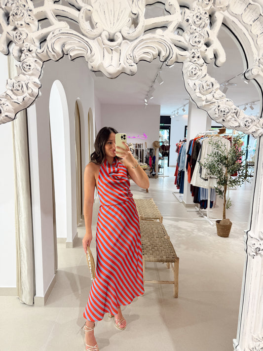 CONJUNTO RAYAS CALDERA/CELESTE