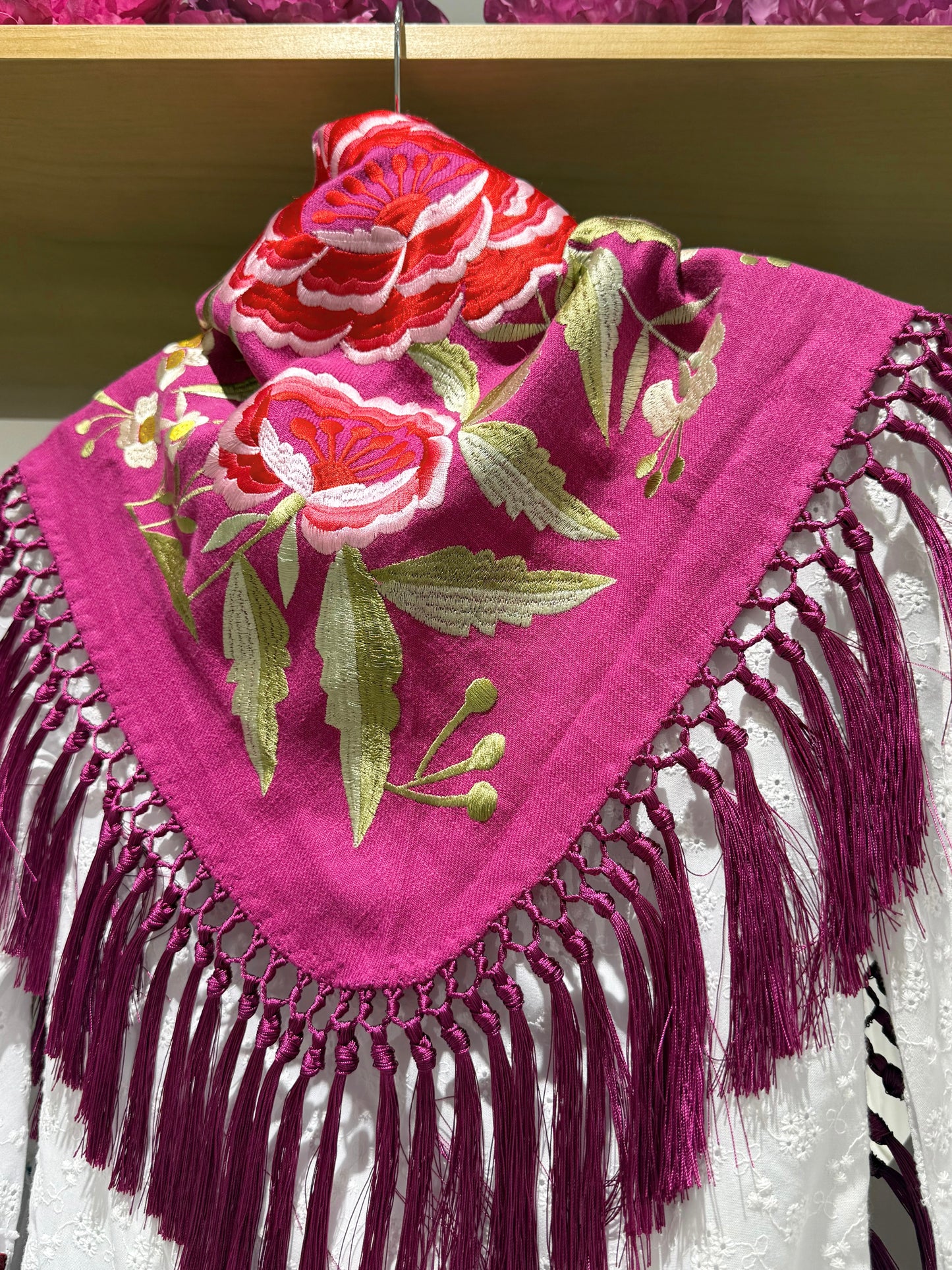 MANTONCILLO MARINA LINO FUCSIA