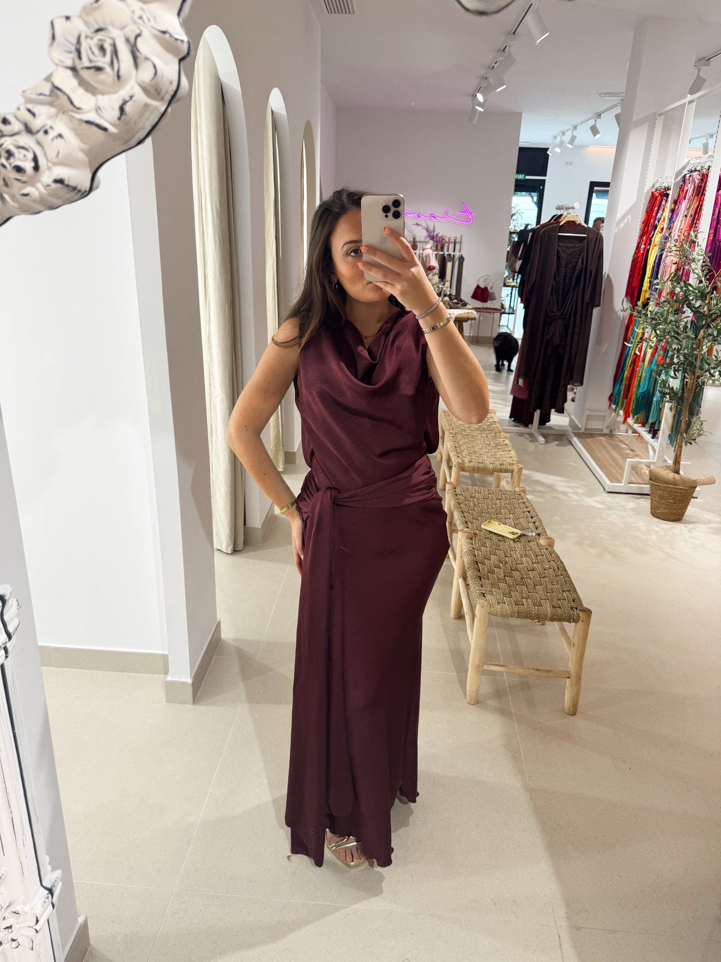 VESTIDO DREAM BERENJENA