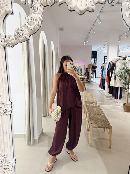 CONJUNTO LAYA BERENJENA