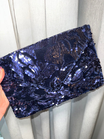 BOLSO CARTERA FIESTA AZUL