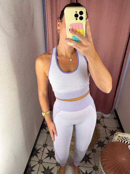 CONJUNTO 3 PIEZAS MALVA