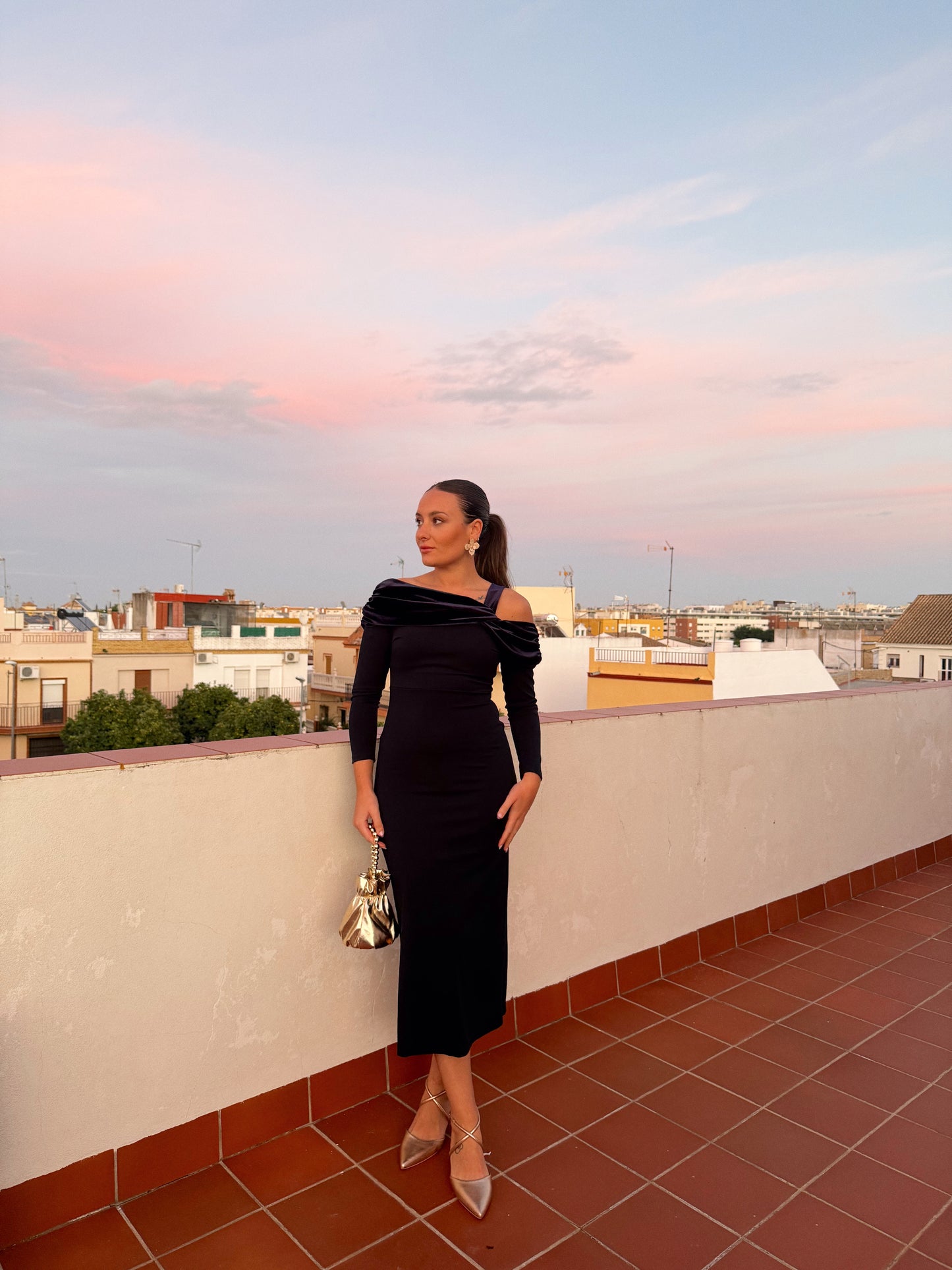 VESTIDO CALPE AZUL MARINO