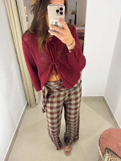PANTALÓN PAÑUELO CUADROS