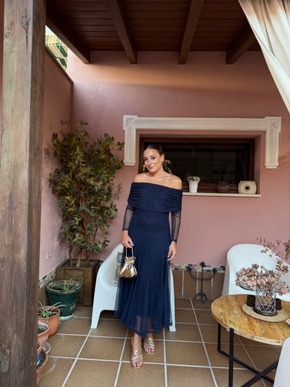 VESTIDO VIRGINIA MARINO