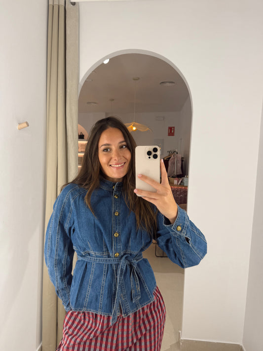CAMISA CHAQUETA DENIM LAZO