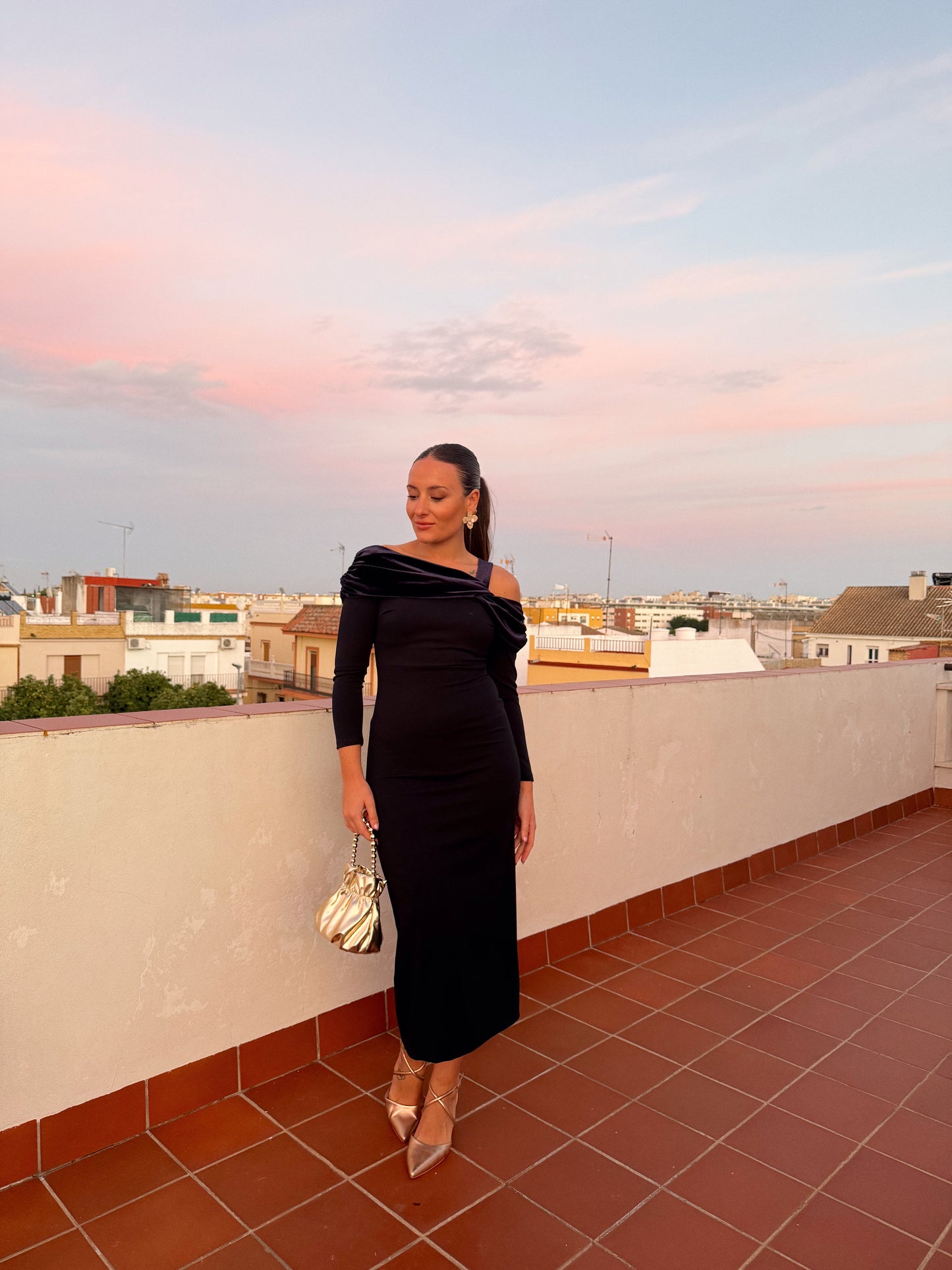 VESTIDO CALPE AZUL MARINO