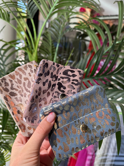 CARTERITAS LEOPARDO PIEL