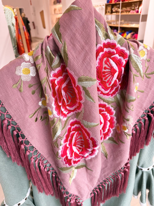 MANTONCILLO MARINA ROSA EMPOLVADO