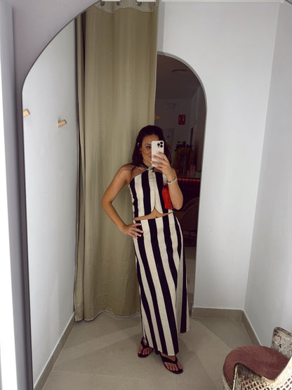CONJUNTO VERA NEGRO/BEIGE