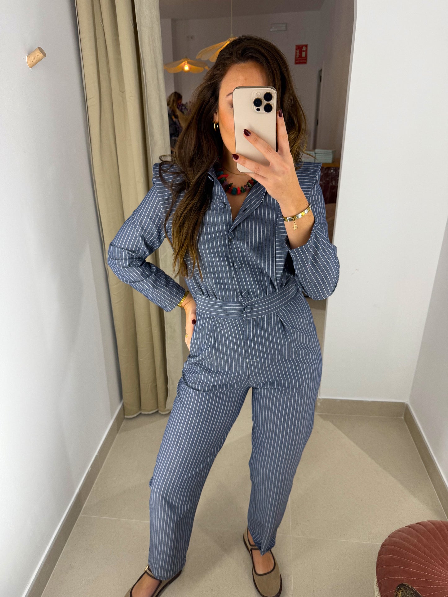 MONO RAYAS DENIM