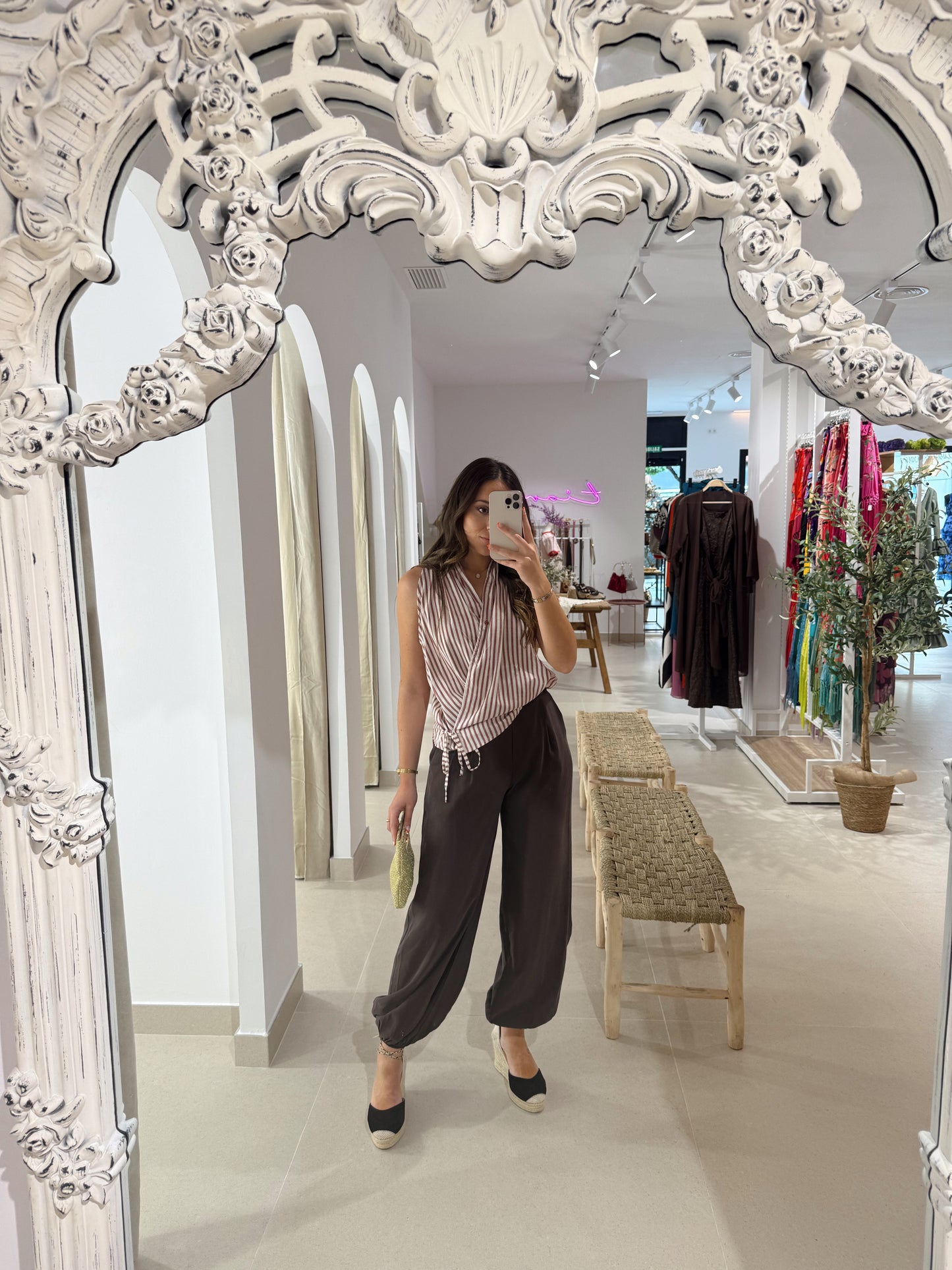 PANTALÓN BASIC PUÑO MARRÓN