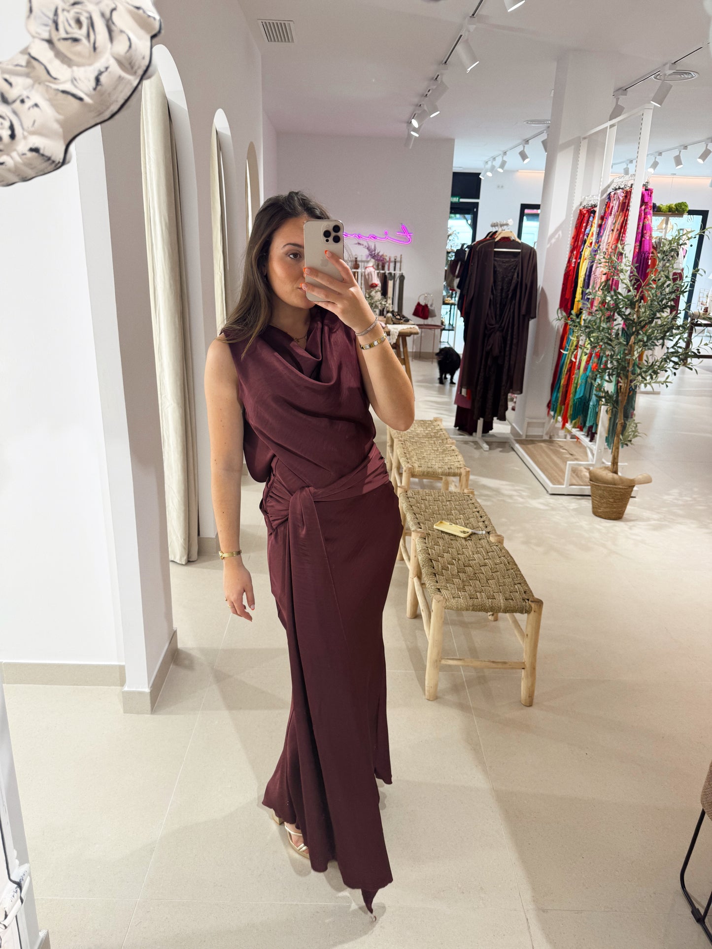 VESTIDO DREAM BERENJENA