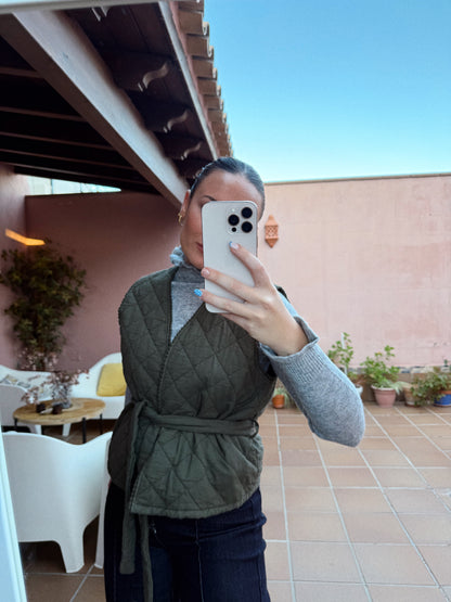 CHALECO LAZADO VERDE