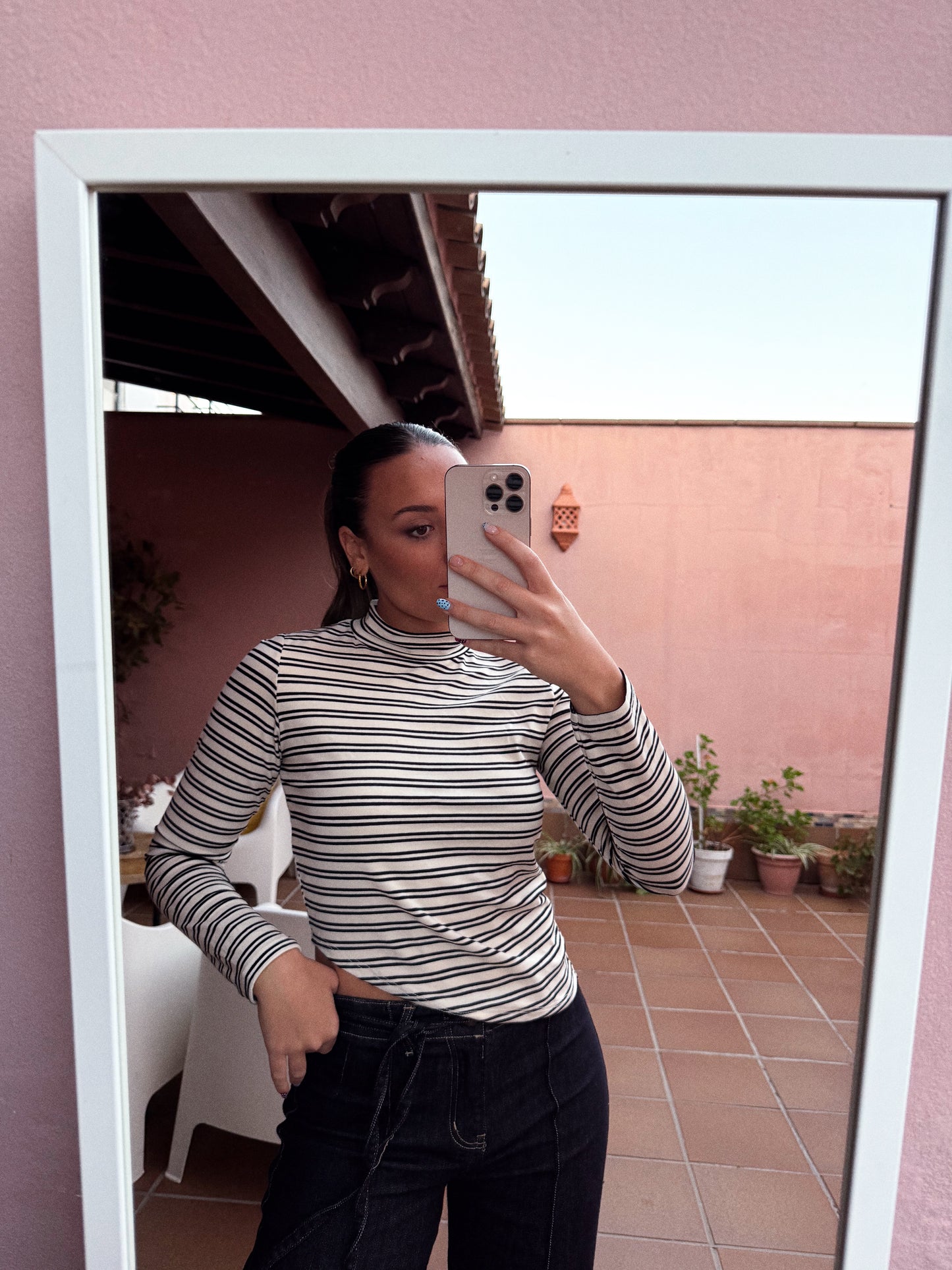 CAMISETA ASIMETRICA RAYAS