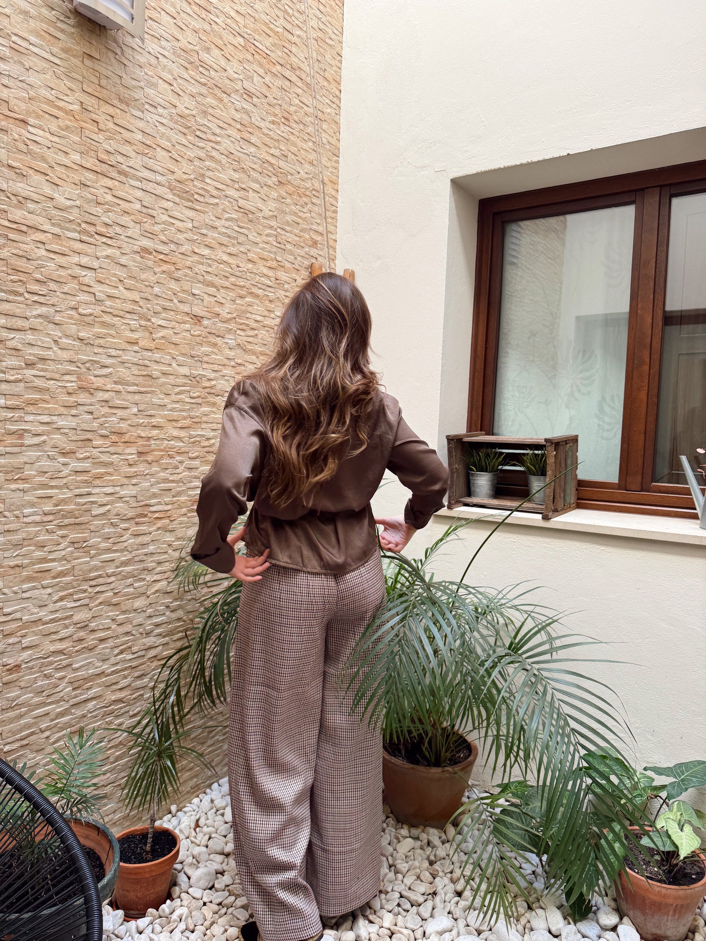 PANTALÓN PINZA PATA DE GALLO