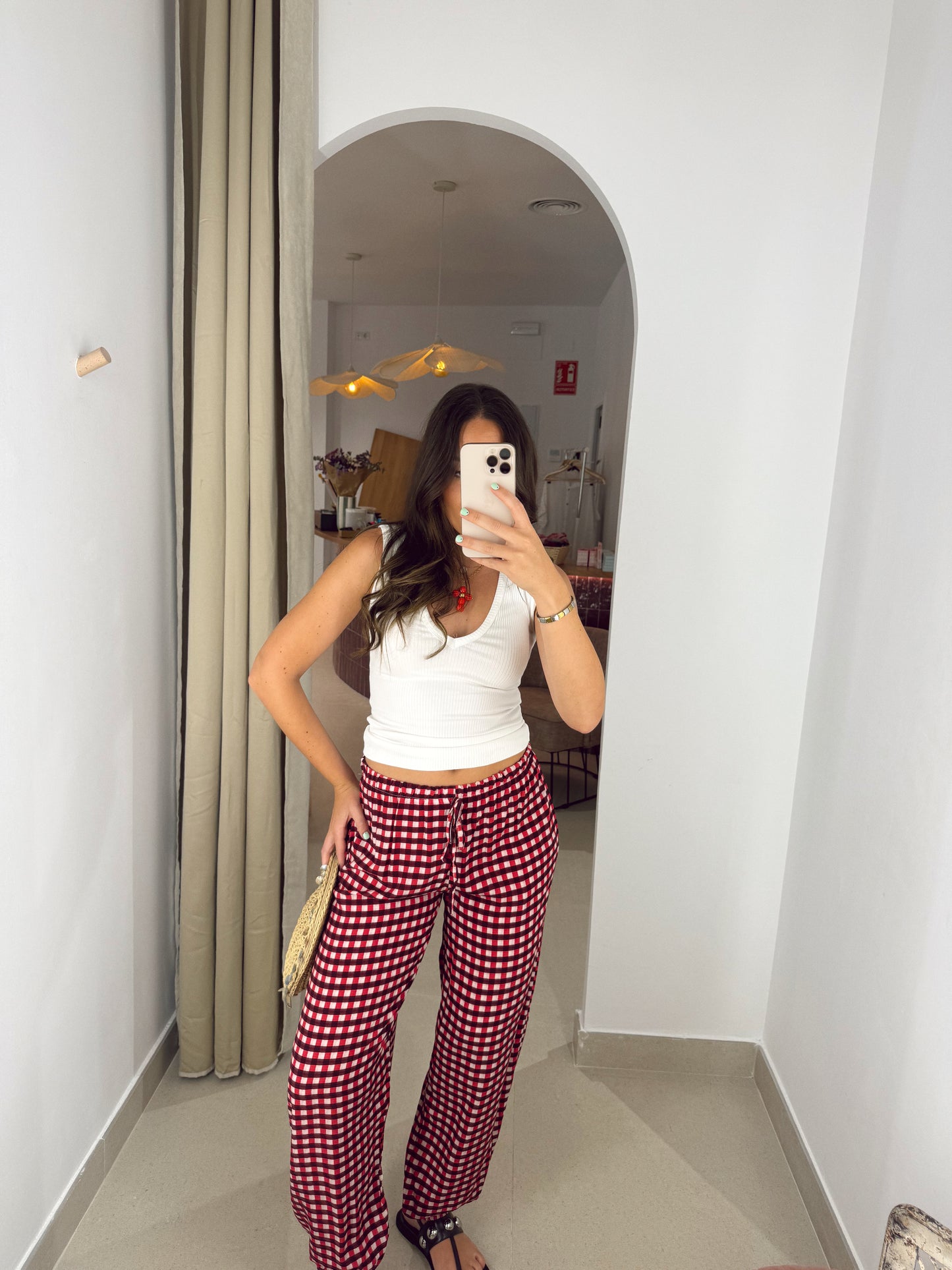 PANTALÓN BOMBACHO VICHY