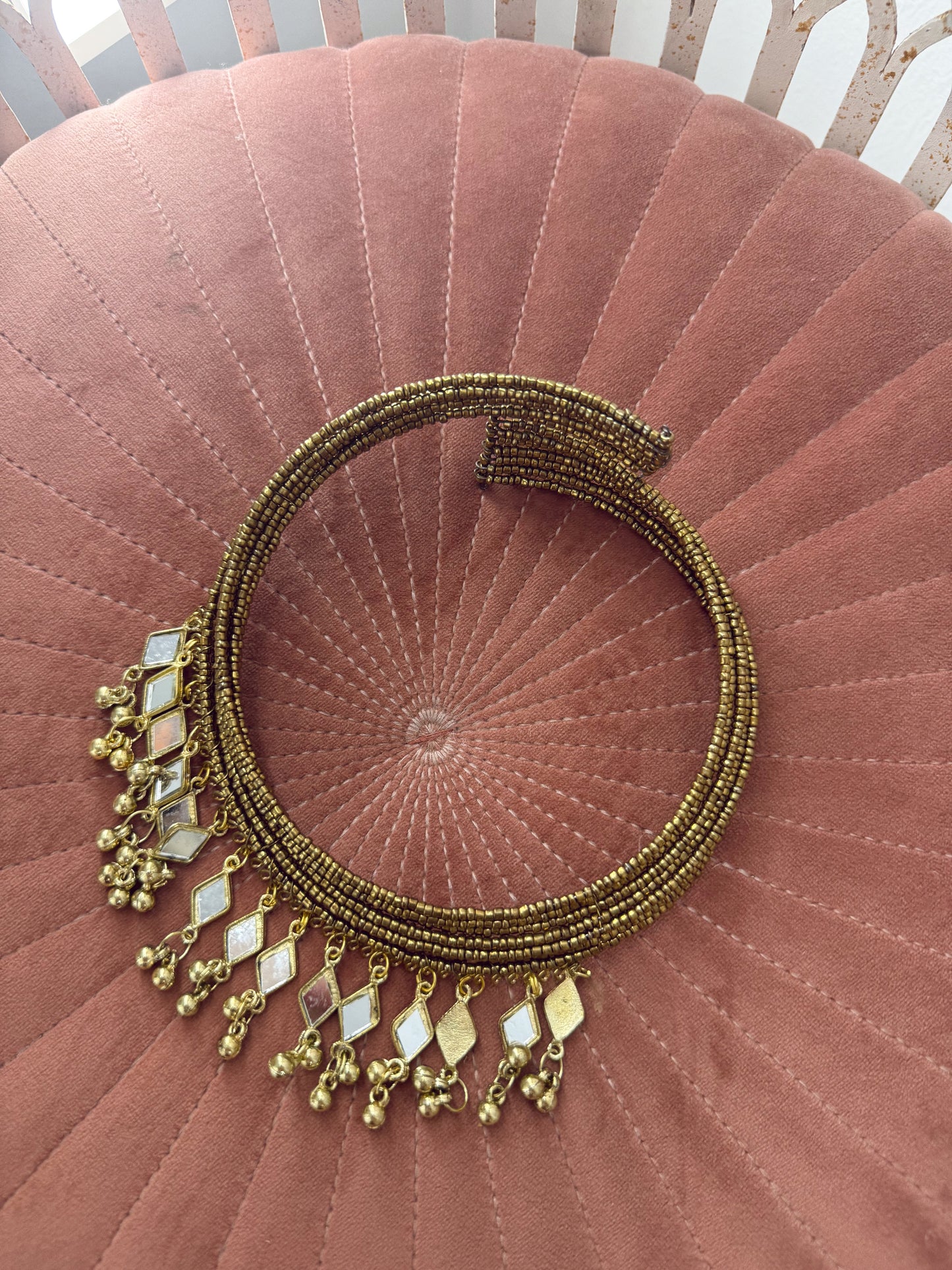 CHOCKER BOLITAS BRONCE ESPEJO