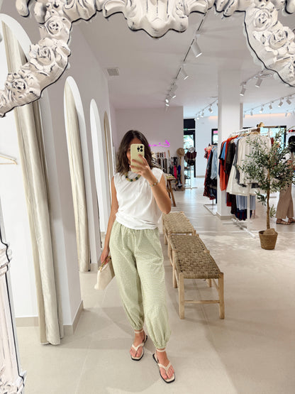 TOP DESIGUAL BLANCO