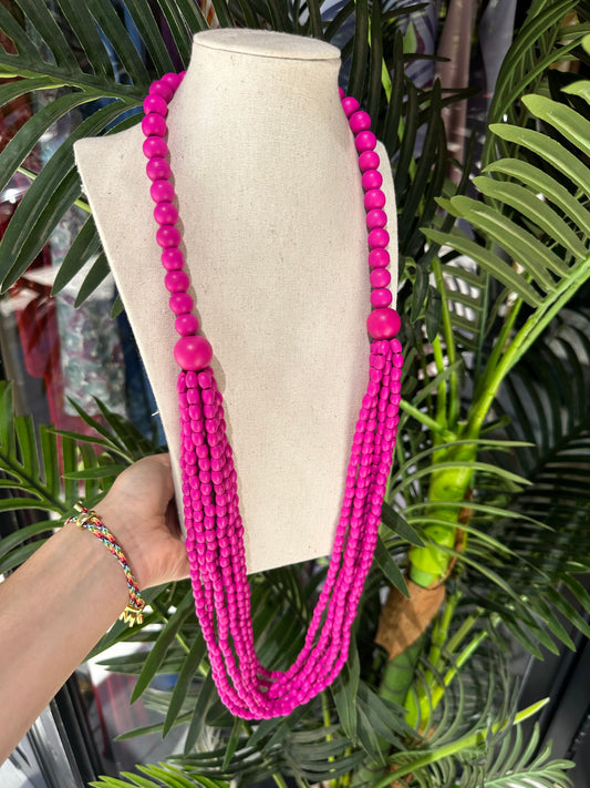 COLLAR IBIZA ROSA